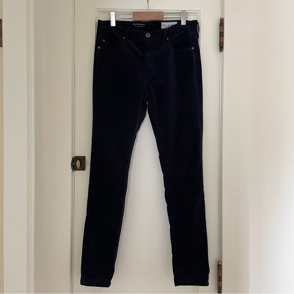 Anthropologie AG slim straight ankle Stevie velvet pants - Picture 3 of 5